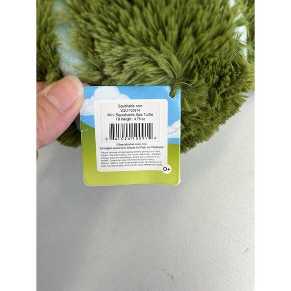 Squishable Minis 2016 Sea Turtle 7" Super Soft Stuffed Animal Kawaii Plush - Picture 16 of 16